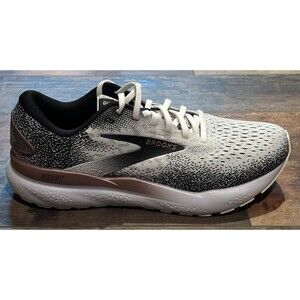 Brooks Ghost 16 Womens Rose Gold Black White Sneaker Running Walking Gym Sz 11